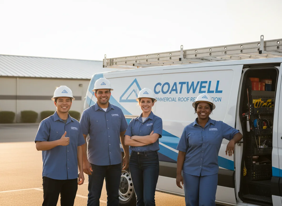 Commercial roof coating company in Collins, OH
